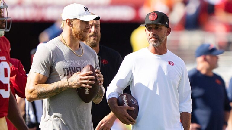 Kyle Shanahan on 49ers' identity after offseason changes: 'Pressure's on the older guys'