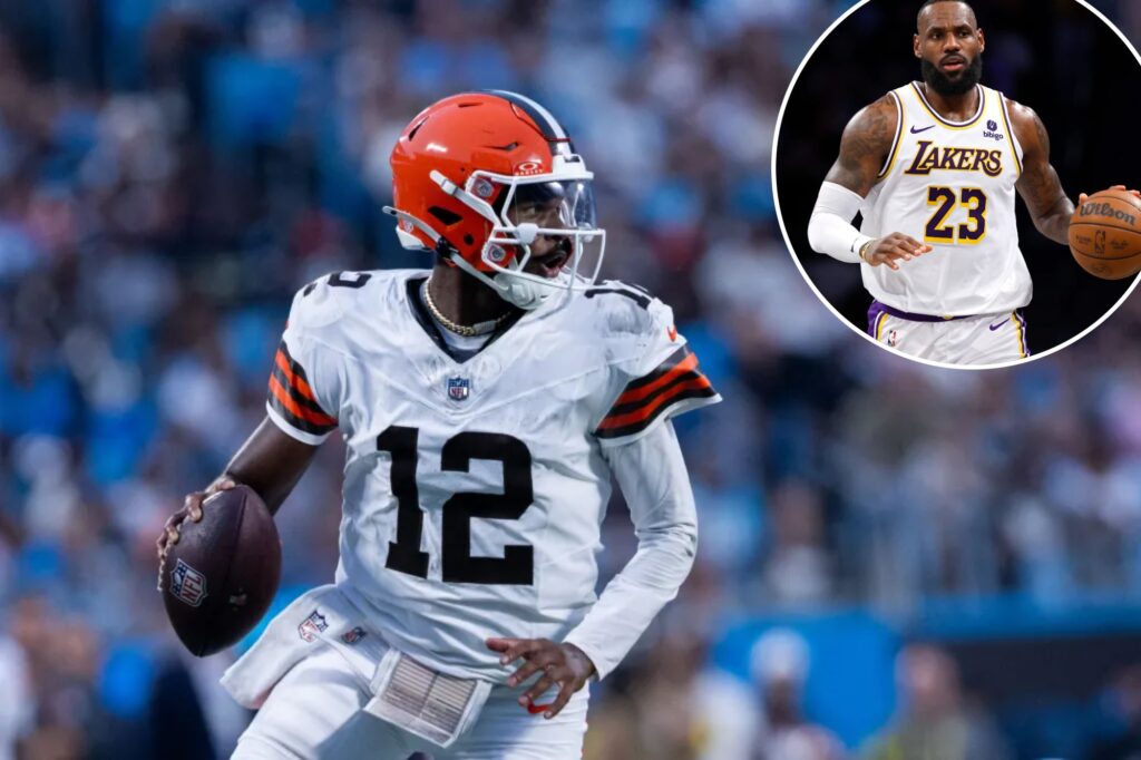 LeBron James leads charge in celebrating Shedeur Sanders’ stellar Browns debut