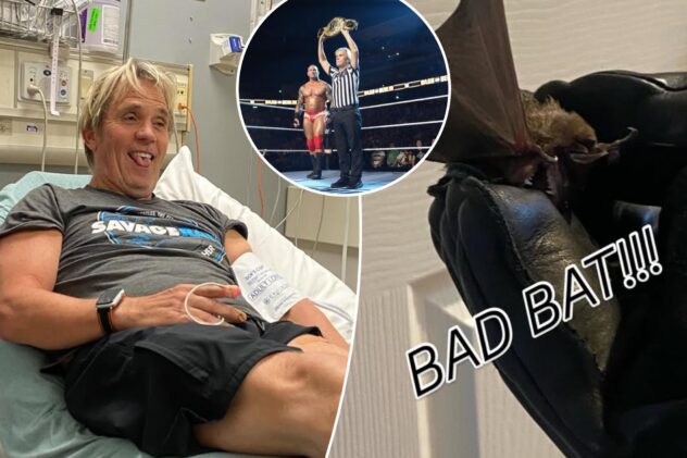 Legendary WWE referee Charles Robinson hospitalized after being bitten by a bat