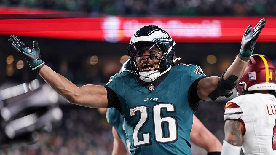 Madden NFL 26 release highlights Saquon Barkley's apparent Trump-style touchdown celebration dance