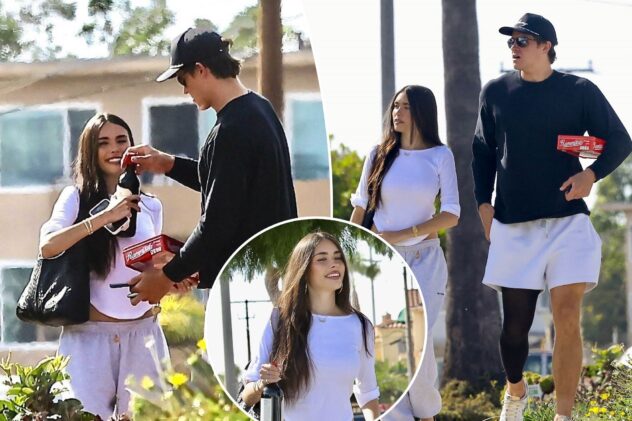 Madison Beer, Justin Herbert spotted again as romantic rumors heat up