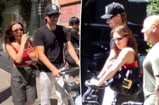 Millie Bobby Brown and Jake Bongiovi dote on newly adopted baby girl during NYC shopping trip