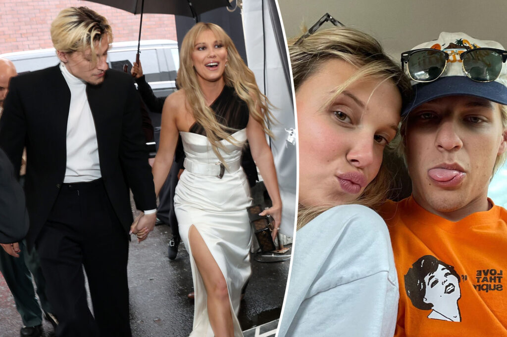 Millie Bobby Brown and Jake Bongiovi seen in first photos with newly adopted baby girl