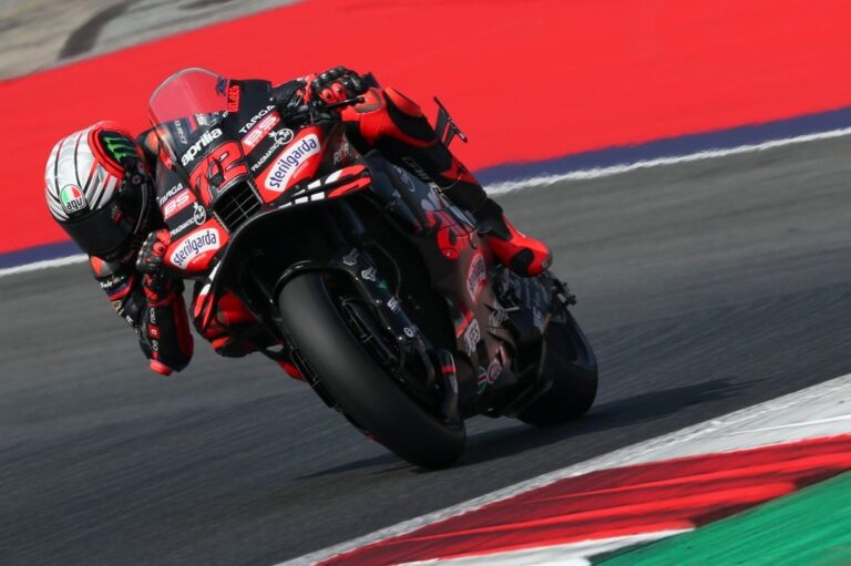 MotoGP Austrian GP: Marco Bezzecchi grabs pole as Marc Marquez crashes