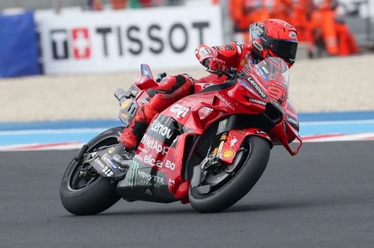 MotoGP Hungarian GP: Marc Marquez takes pole as Pedro Acosta falls