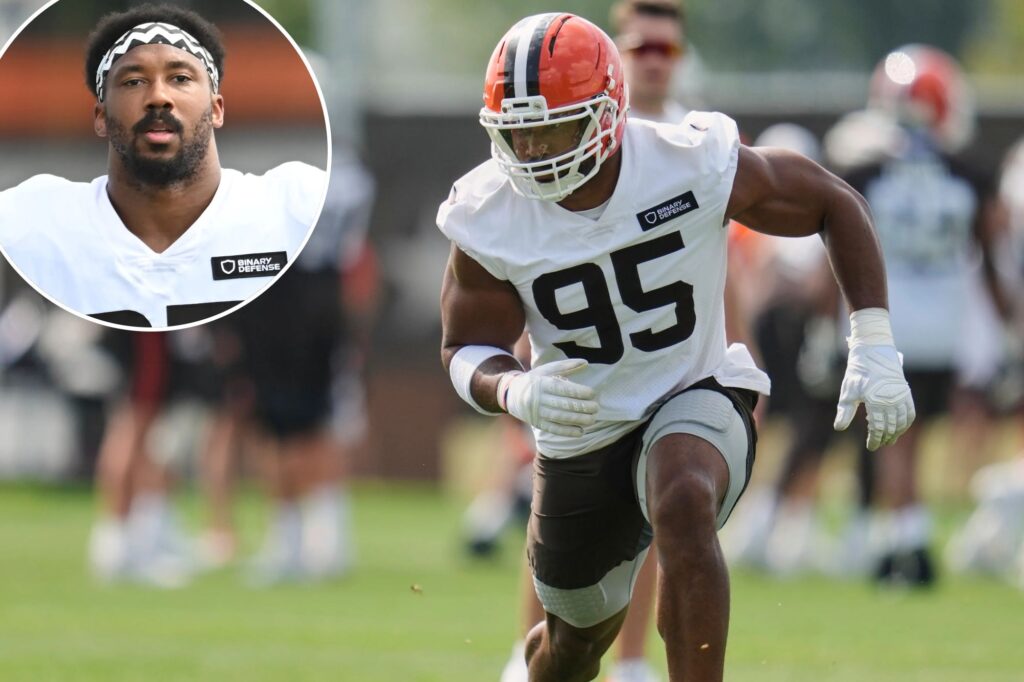 Myles Garrett refuses to speak on 100 mph speeding citation: ‘Need you to ask a different question’