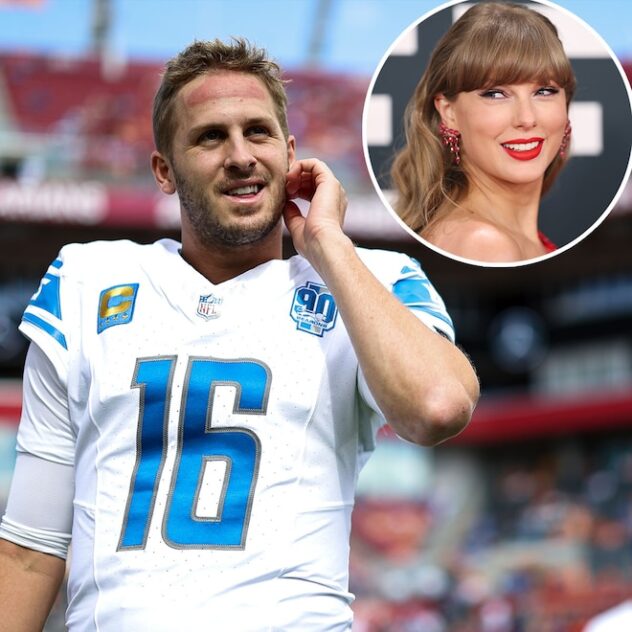 NFL's Jared Goff Reacts to Taylor Swift's Name-Drop on New Heights