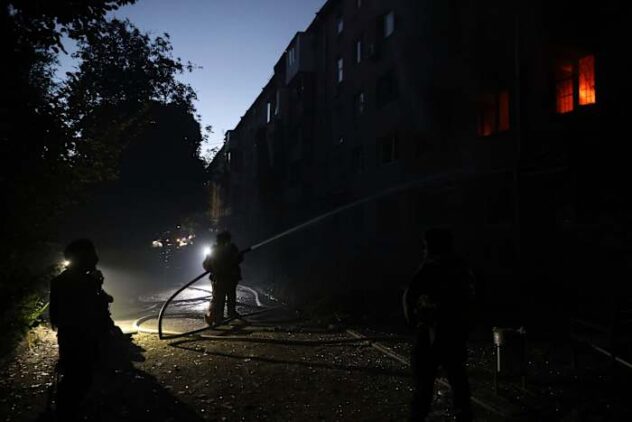 Russian drone and missile attack on southern Ukraine kills 1 and wounds dozens