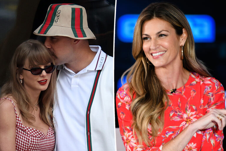 Taylor Swift and Travis Kelce are ‘always kissing’ and ‘always touching,’ says pal Erin Andrews