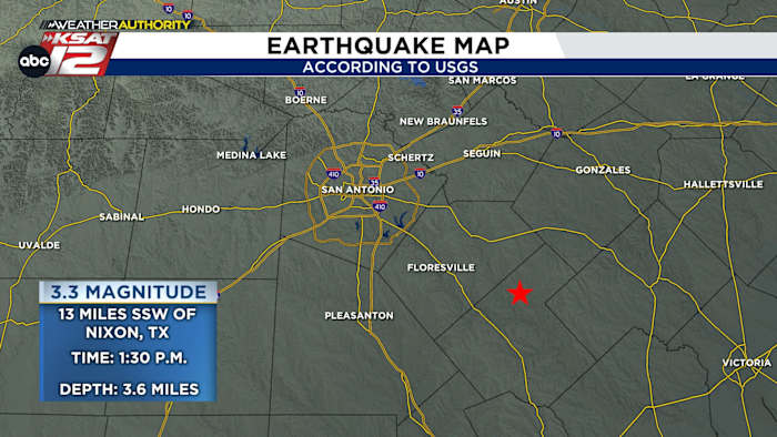 3.3-magnitude earthquake recorded in Karnes County, USGS says