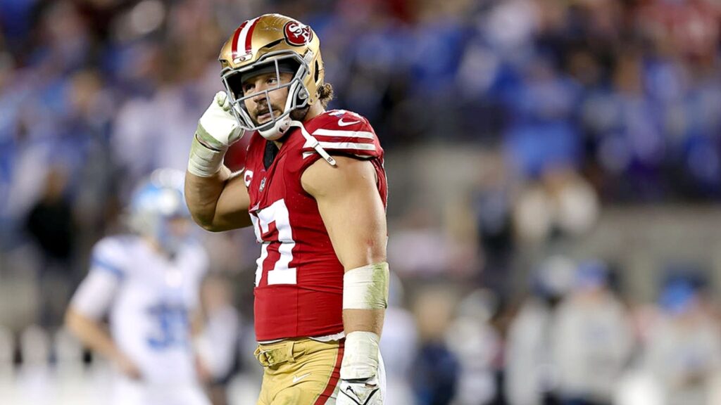 49ers' Nick Bosa shares heartbreaking reaction to season-ending ACL injury