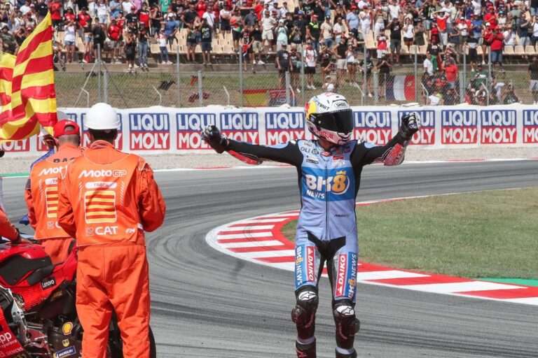 Alex Marquez raised middle finger at Turn 10 after Catalan GP victory