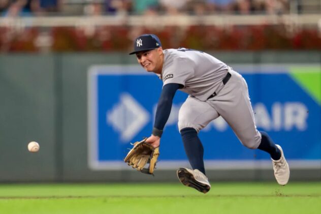 Anthony Volpe returns to Yankees lineup after four-game layoff