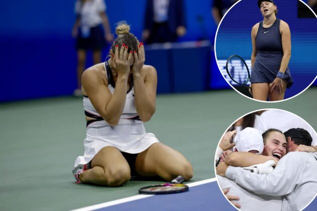 Aryna Sabalenka defends her US Open crown with win over Amanda Anisimova