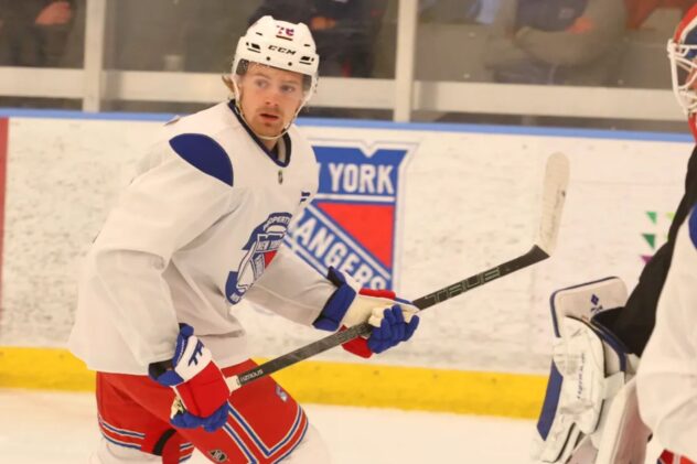 Brennan Othmann enters his fifth Rangers rookie camp a new man — with the clock ticking