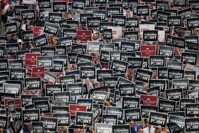 Charlie Kirk's friends praise the slain conservative activist's faith at memorial
