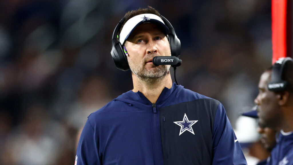 Cowboys HC Brian Schottenheimer gets emotional after his first win