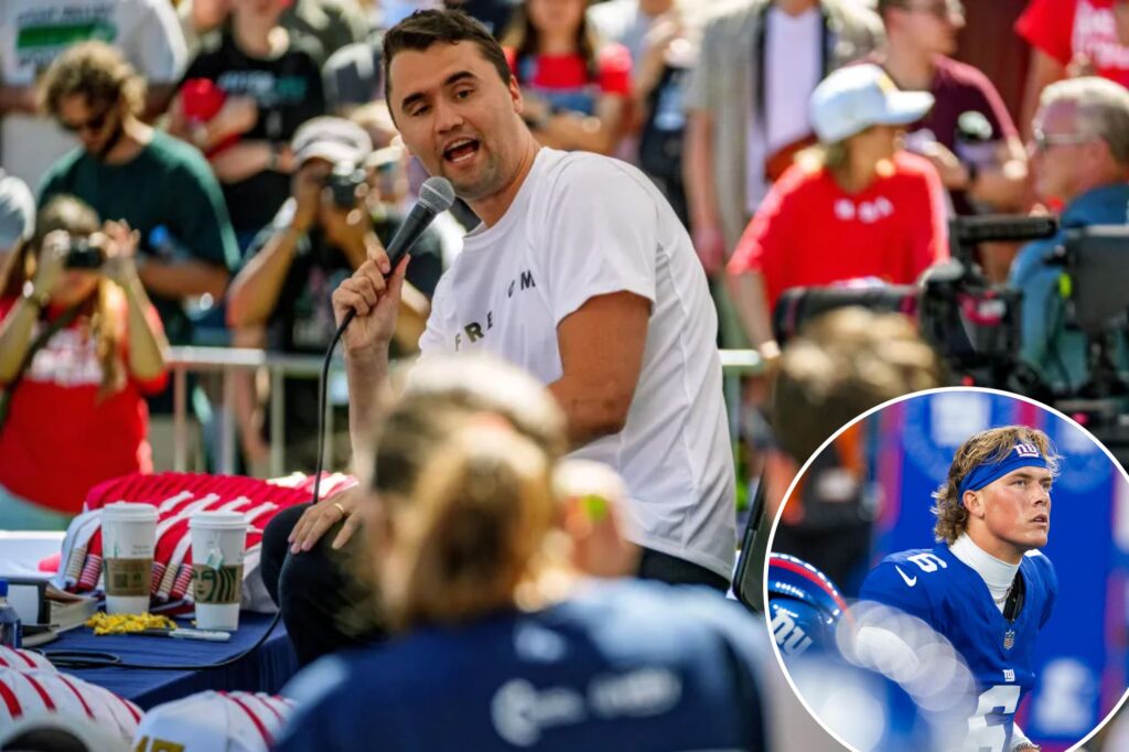 Giants’ Jaxson Dart condemns Charlie Kirk shooting: ‘Pray for our country, man’