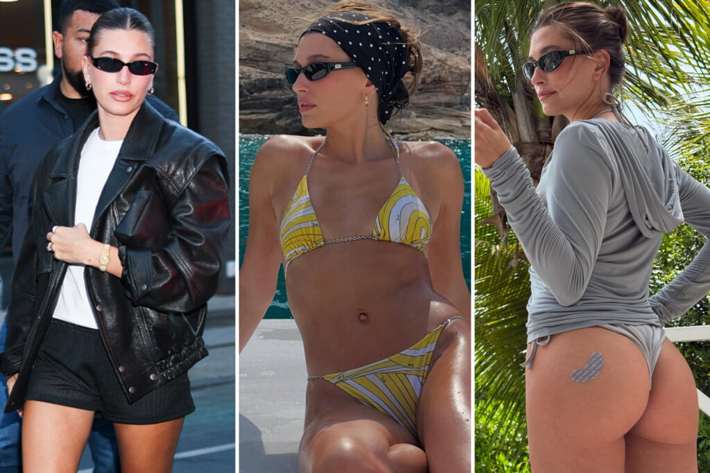 Hailey Bieber is wearing these $32 sunglasses on repeat