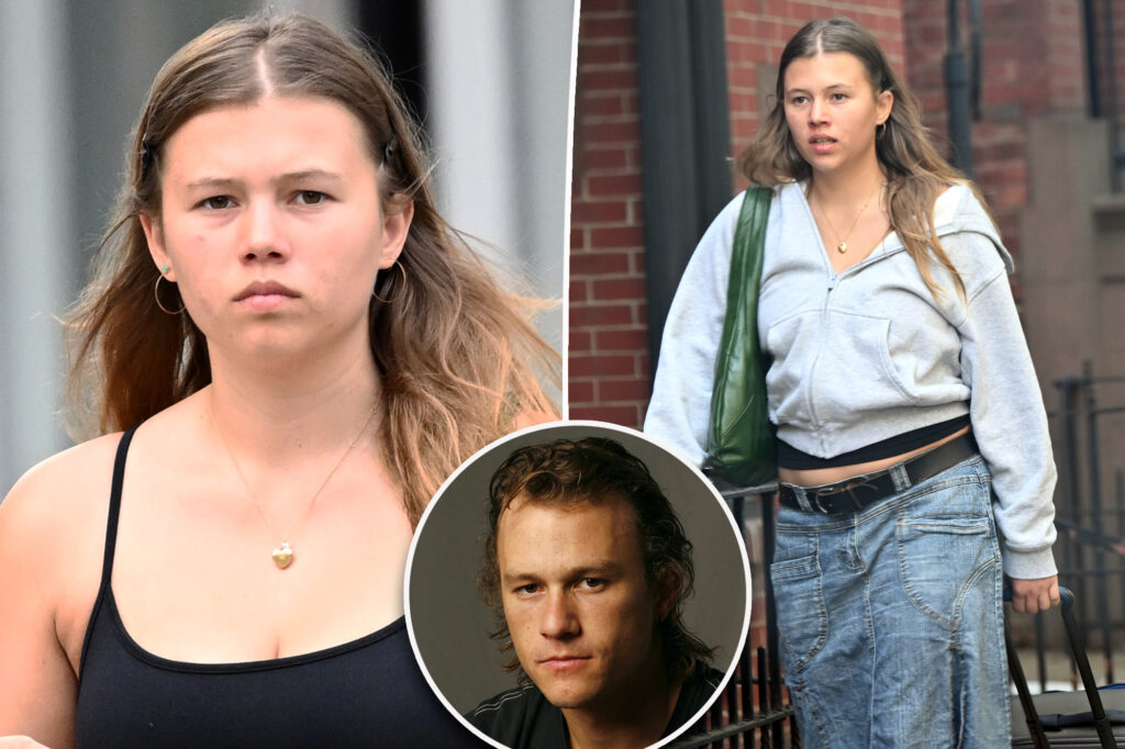 Heath Ledger’s look-alike daughter Matilda, 19, spotted on New York City outing