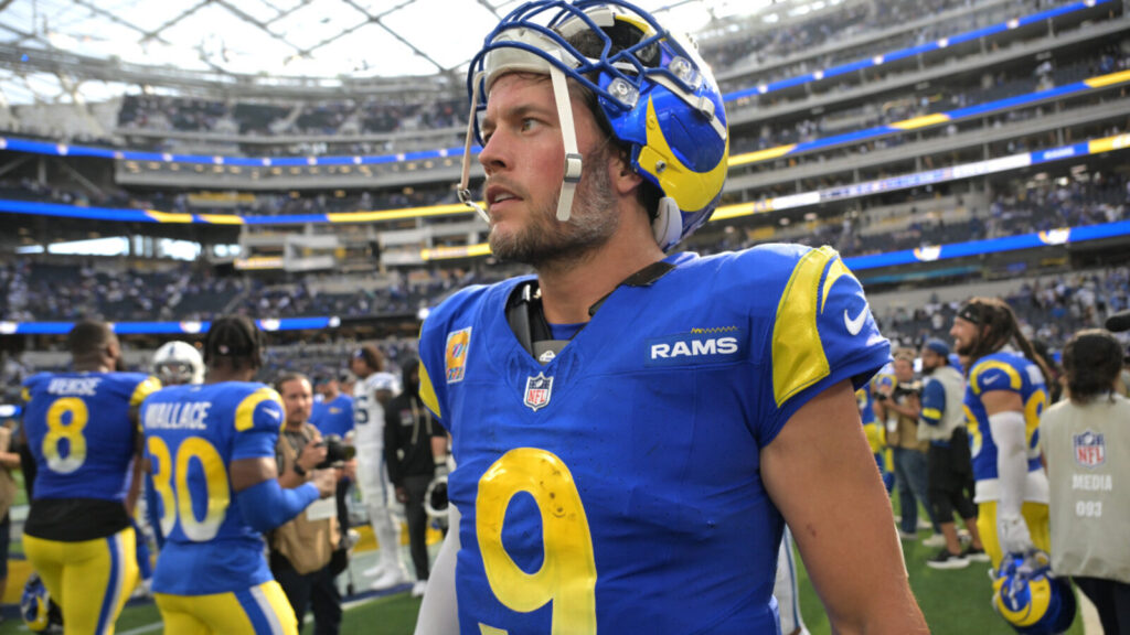 'He's dealing to Puka Nacua right now' — Matthew Stafford embraces hilarious offseason narrative and gives flowers to Rams superstar