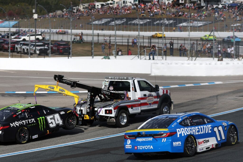 JGR explains what needs to change after Denny Hamlin and Ty Gibbs collide