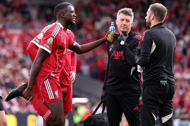 Liverpool gets Ibrahima Konate injury boost after being forced off against Arsenal
