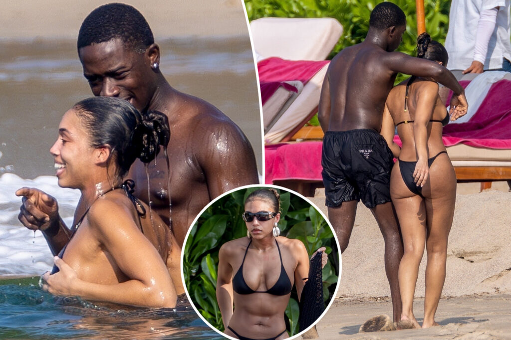 Lori Harvey and Damson Idris pack on the PDA in Mexico nearly 2 years after split