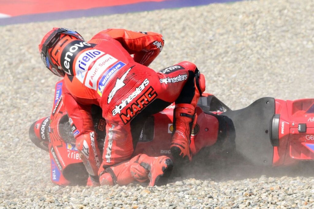 Marc Marquez's crash tally halves in 2025 as Ducati steadies MotoGP star