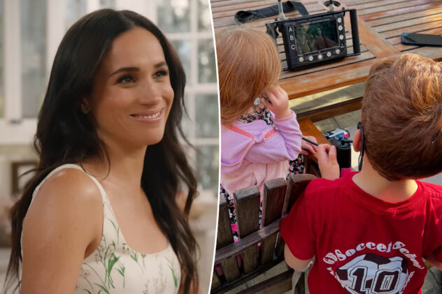 Meghan Markle shares rare glimpse of Prince Archie and Princess Lilibet on set of Netflix show