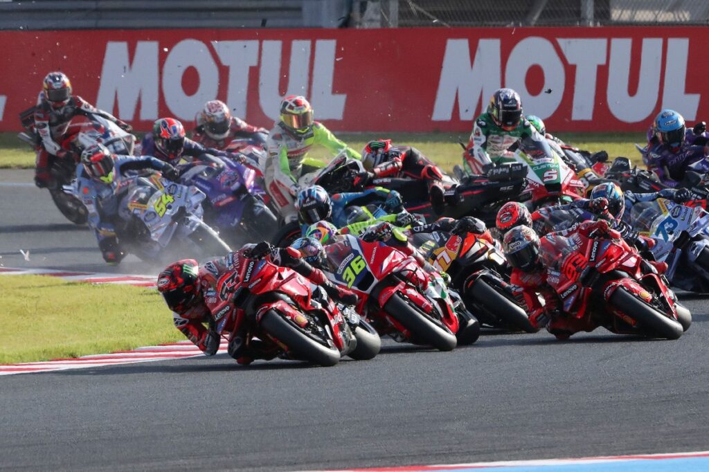 MotoGP Japanese GP: Francesco Bagnaia dominates sprint, Marc Marquez closes in on title