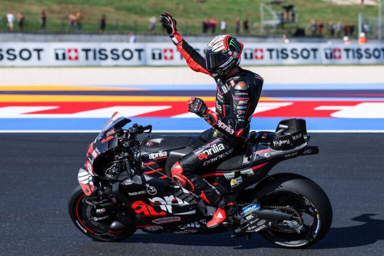 MotoGP San Marino GP: Marco Bezzecchi stuns to take pole for Aprilia