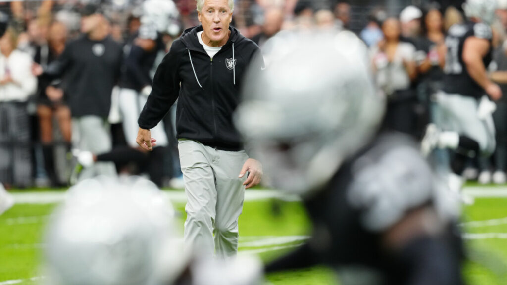 Pete Carroll provides an injury update for the Las Vegas Raiders after their close loss to the Chicago Bears in Week 4