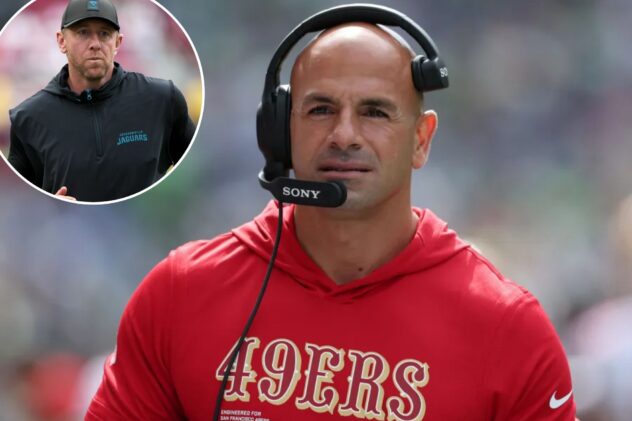 Robert Saleh explains his Jaguars sign-stealing comments after postgame kerfuffle with Liam Coen