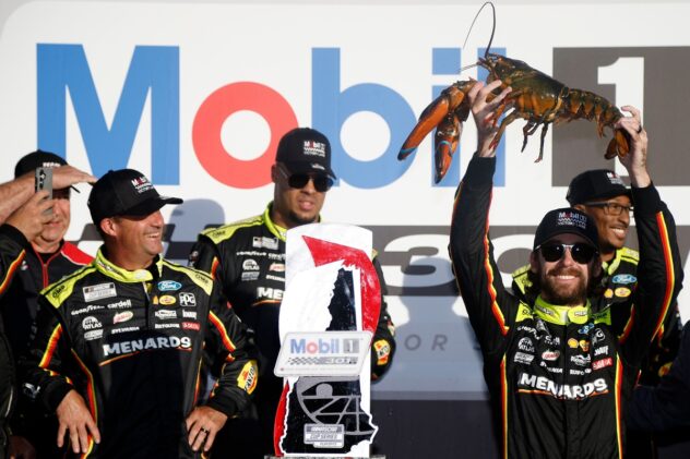 Ryan Blaney wins Loudon NASCAR Cup race, now locked into next playoff round