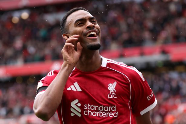 Ryan Gravenberch likened to two World Cup winners as UK media reacts to Liverpool derby win