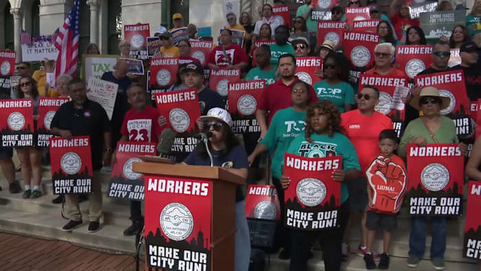 San Antonio labor groups call for ‘robust community benefits agreement,’ express opposition to Project Marvel