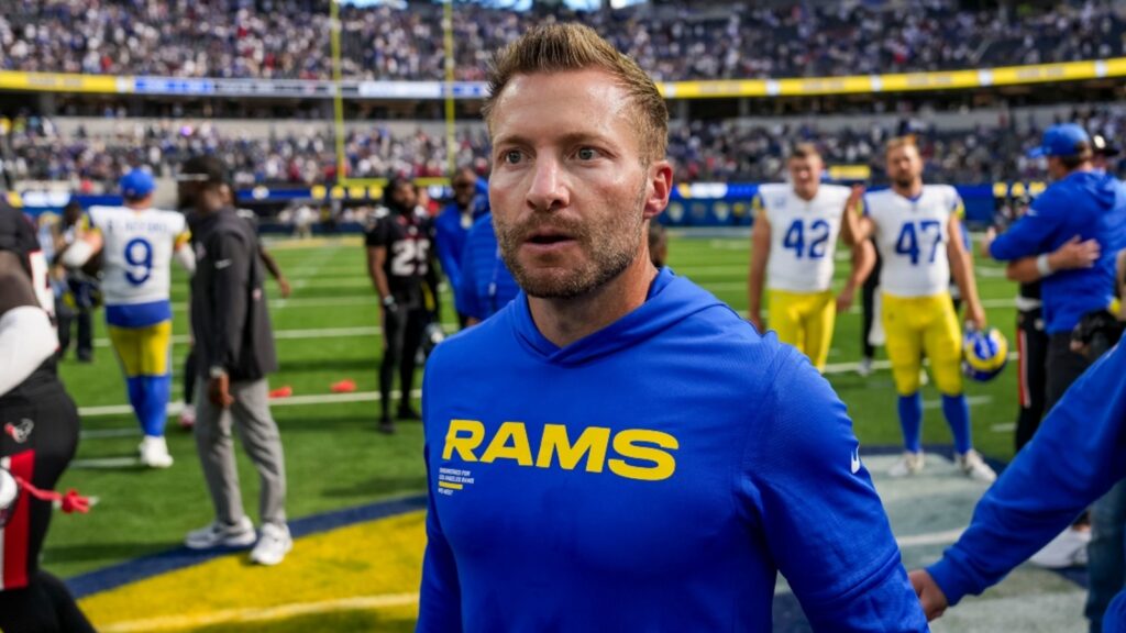 Sean McVay injury update: Rams coach reveals he suffered tear in win over Titans