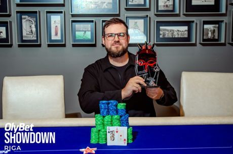 Shot Take Pays Off for Rookie in OlyBet Showdown Riga Voodoo Main Event