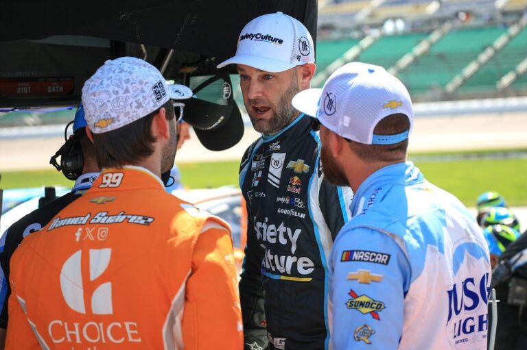 Trackhouse Racing drivers under scrutiny for post-race tactic