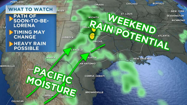 Triple digits ahead and a Pacific storm with impacts for South Texas