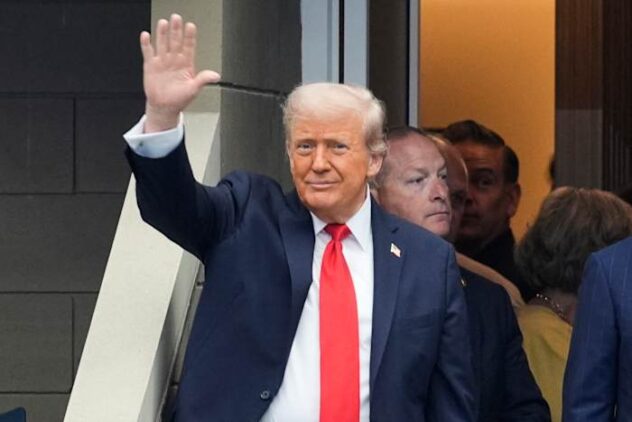 Trump's US Open visit sparks boos and long security lines