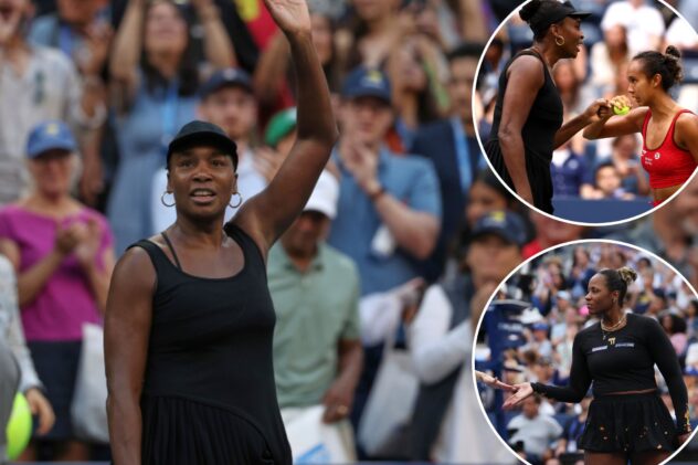 Venus Williams’ stunning US Open doubles run comes to a close in quarterfinals