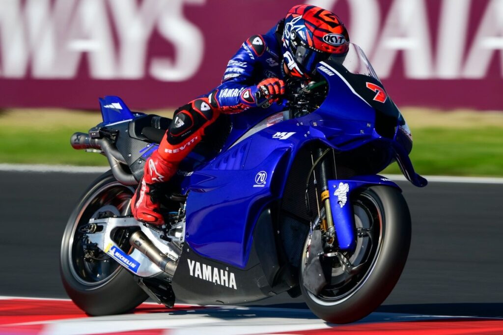 What we learned from Yamaha's first public outing with its V4 MotoGP bike