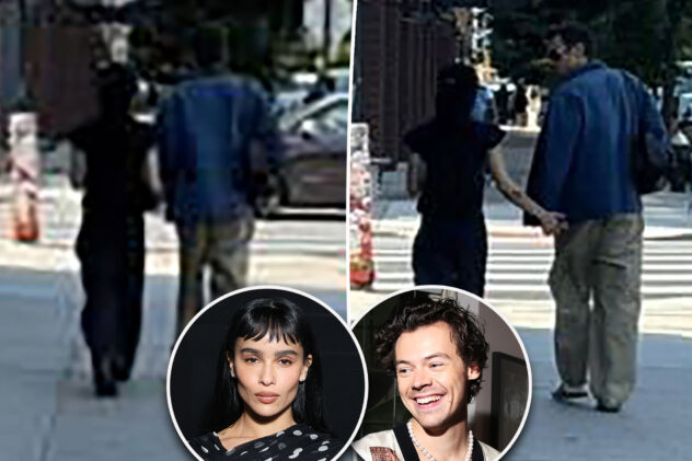 Zoë Kravitz and Harry Styles spotted holding hands in Brooklyn: ‘Definitely a couple’