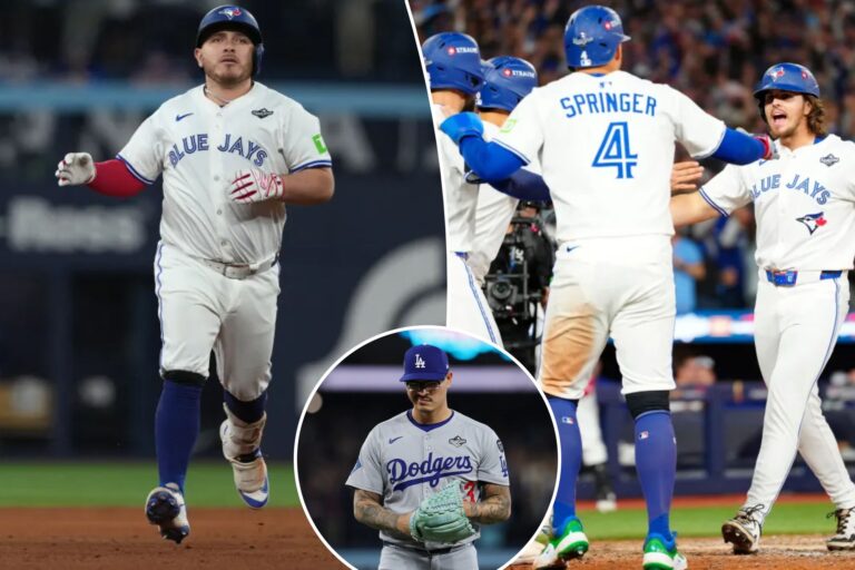 Blue Jays crush Dodgers for statement win in World Series Game 1