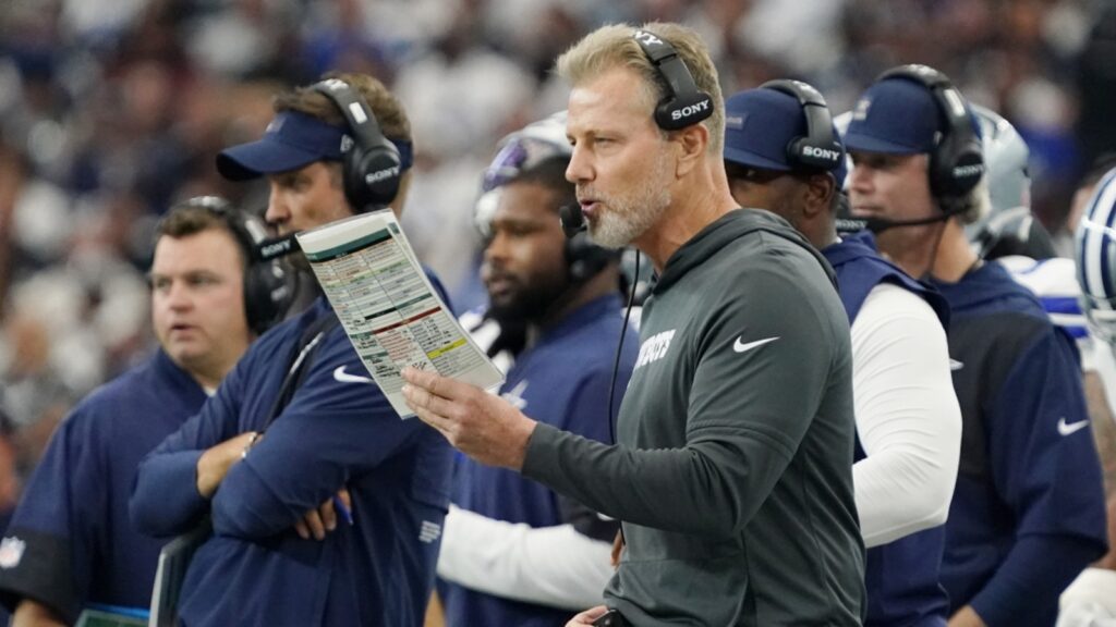 Brian Schottenheimer defends Matt Eberflus amid criticism of Cowboys defense: ‘We’re gonna ride this thing out’