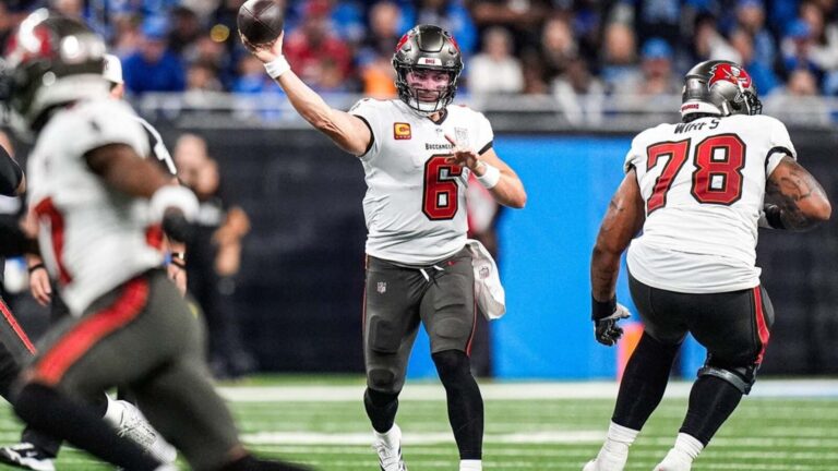 Bucs QB Baker Mayfield (knee) improving, NT Vita Vea (foot) injured