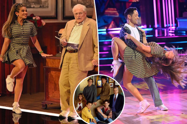 Danielle Fishel hosts epic ‘Boy Meets World’ reunion on ‘DWTS’ as she performs with William Daniels, 98, during Dedication Night