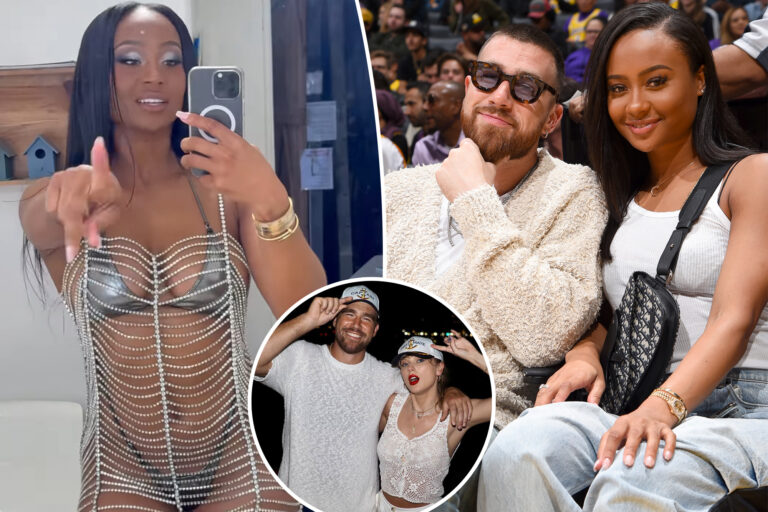 Fans are convinced Kayla Nicole shaded Travis Kelce and Taylor Swift with ‘savage’ Halloween costume